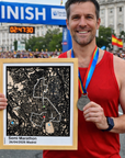 Marathon Maps Noir/Bois
